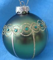 CELTIC GLASS BALL ORN 4 PC SET